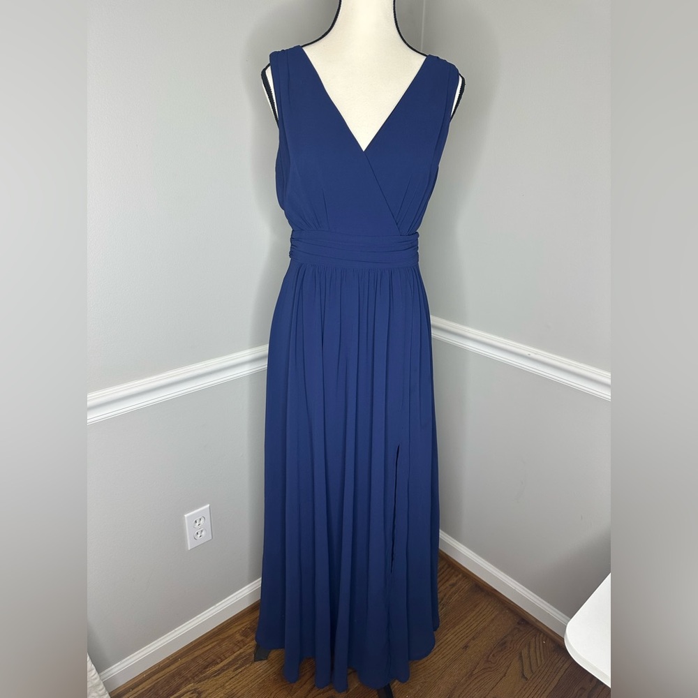 Lulu's Deep Blue Maxi Dress - Picture 10 of 14